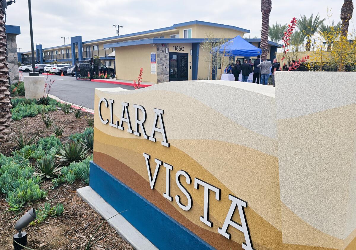 Clara Vista opened on the site of the former Tahiti Motel in Stanton.