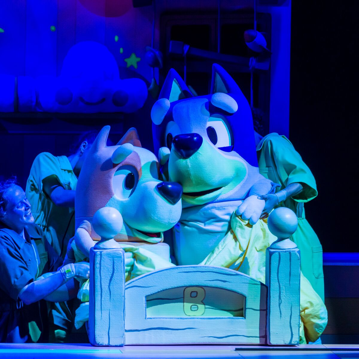 A scene from "Bluey's Big Play," which is currently on a U.S. tour.