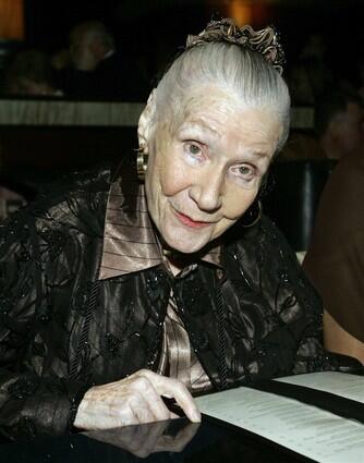 Veteran actress, comedian, singer and dancer Dody Goodman is shown in 2007 at the 21st annual MAC (Manhattan Assn. of Cabarets & Clubs) Awards in New York, where she was presented with a Lifetime Achievement award.