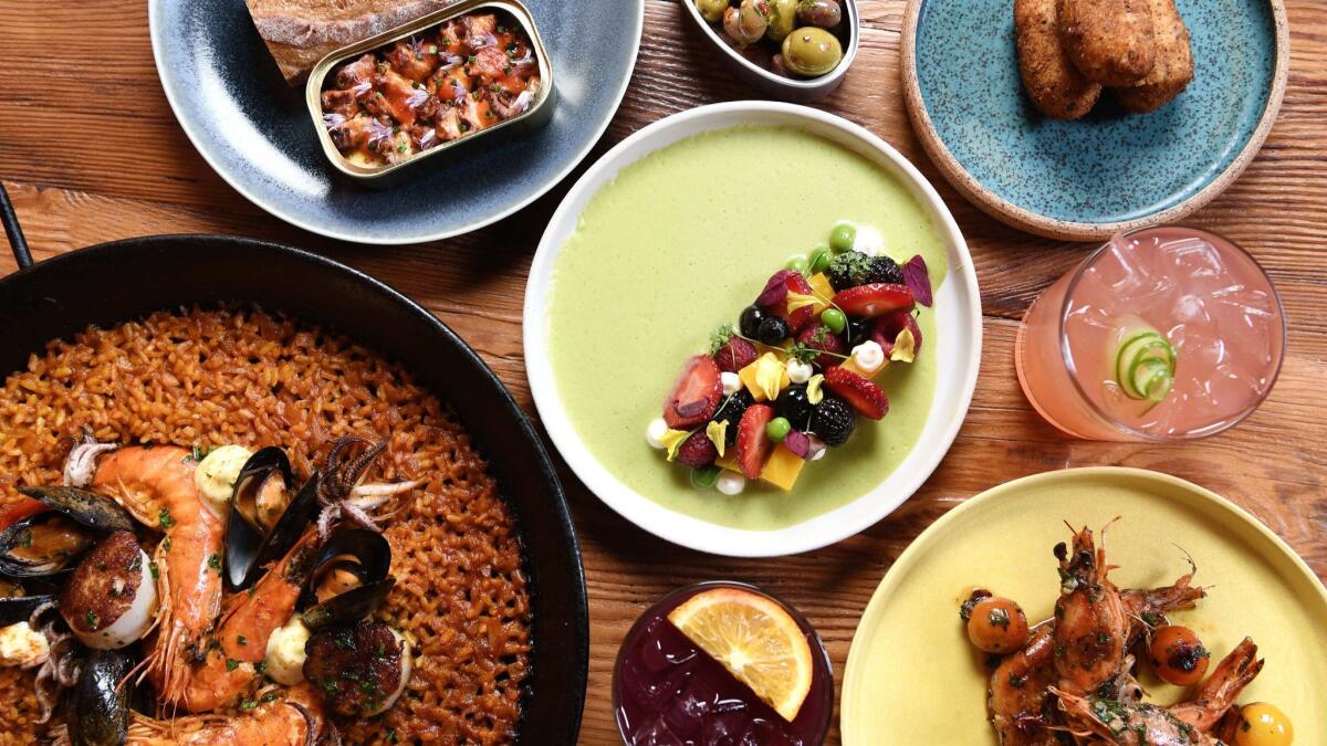 Tapas, conservas and classic paellas grace the menu at Otoño in Highland Park.