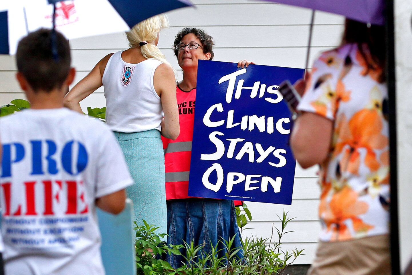 Abortion opponents in Louisiana
