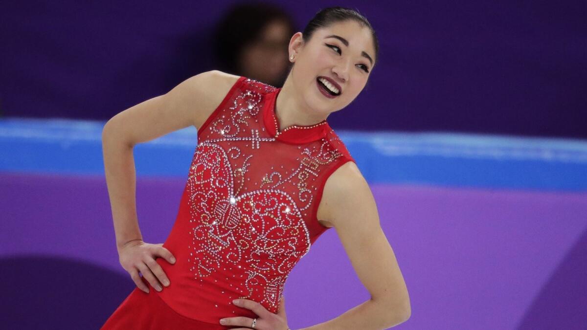 Mirai Nagasu during the 2018 Winter Olympics in Gangneung, South Korea, in February.