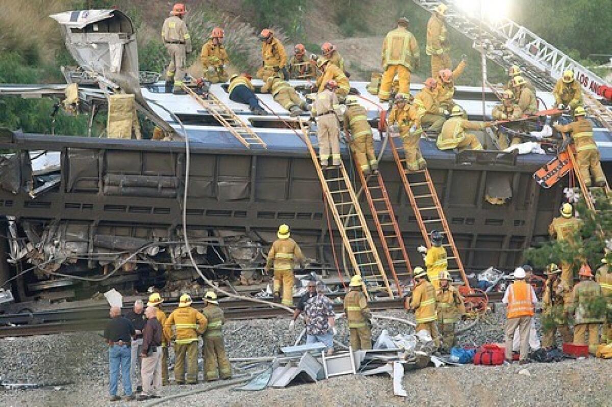 Metrolink's project was launched in the aftermath of the 2008 Chatsworth crash that killed 25 people and injured 135