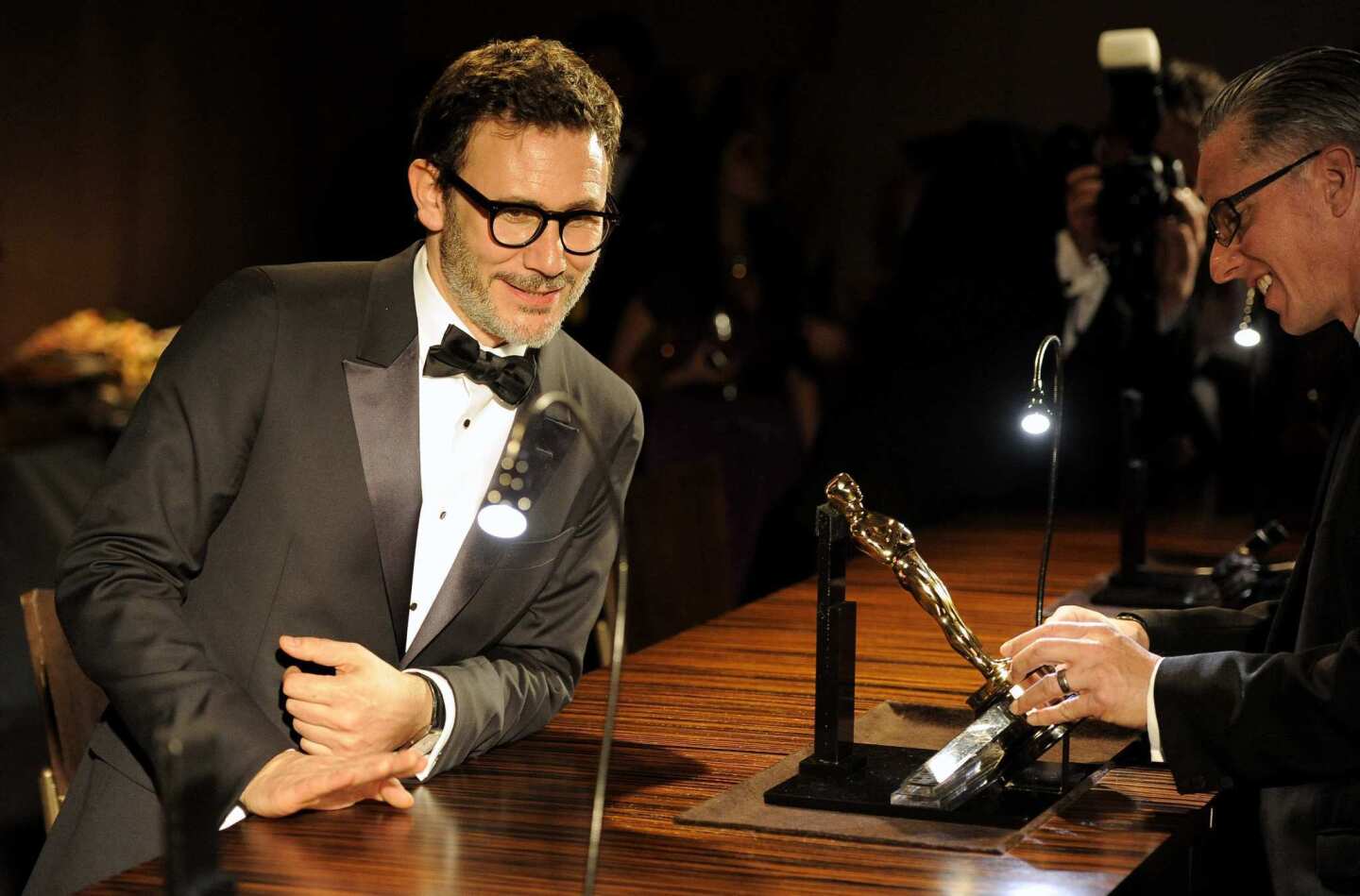 The Governors Ball, following the 84th Academy Awards, was packed with Oscar winners ¿ not least because that's where they get their statuettes engraved, as Michel Hazanavicius did with his best director Oscar on Sunday night.