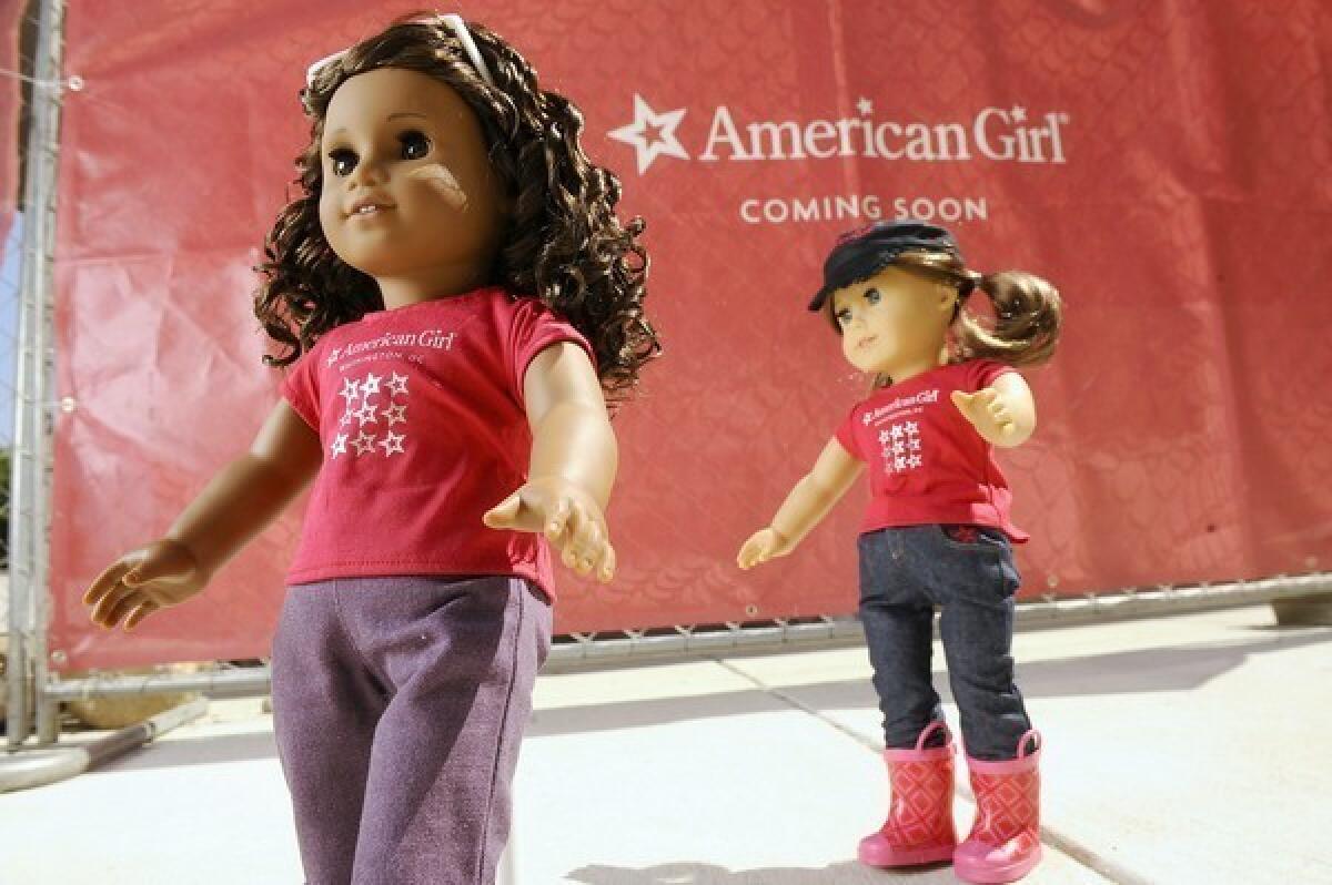 A 16% increase in American Girls dolls sales helped Mattel post strong third-quarter results.