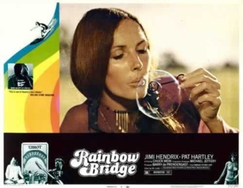 La Jollan Melinda Merryweather, pictured here at the time of the filming, can be seen in ‘Rainbow Bridge.’