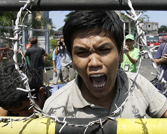 Student activist in Manila