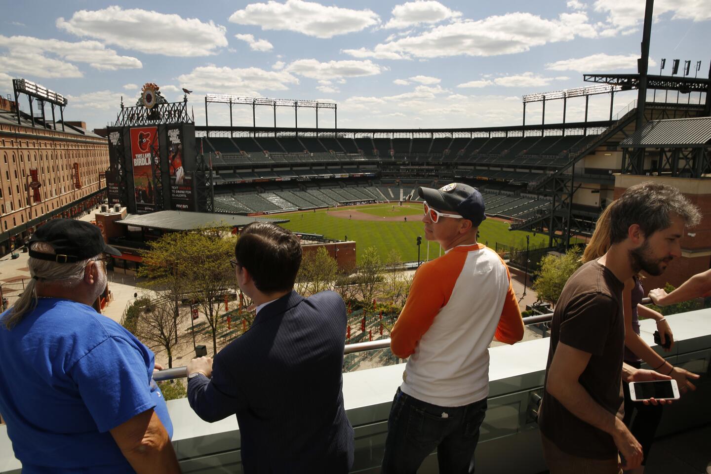 'Ghost game' at Camden Yards