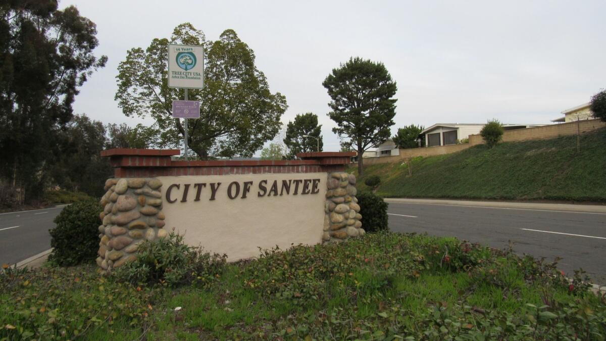 Santee looking to 'brand' itself, hires outside group - The San Diego  Union-Tribune