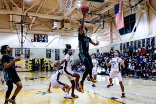 Marcus Adams Jr. goes up for two of his 40 points in Narbonne's 77-67 win over San Pedro.