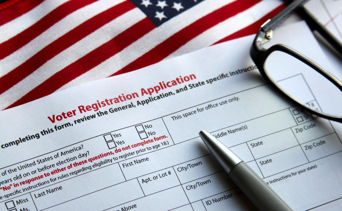 voter registration form