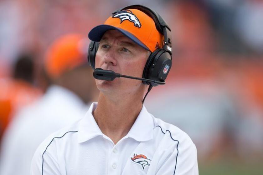 Denver Broncos offensive coordinator Mike McCoy reportedly has agreed to be the next head coach of the San Diego Chargers.