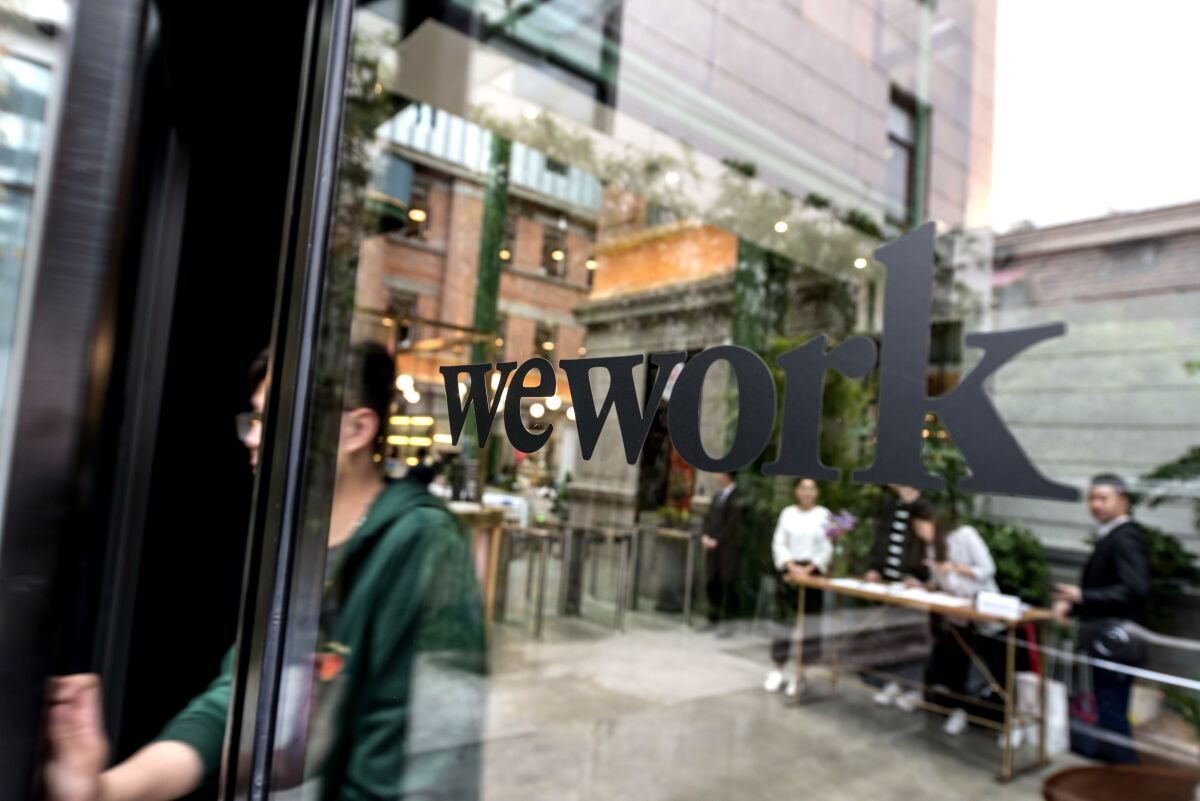 A WeWork office in Shanghai.