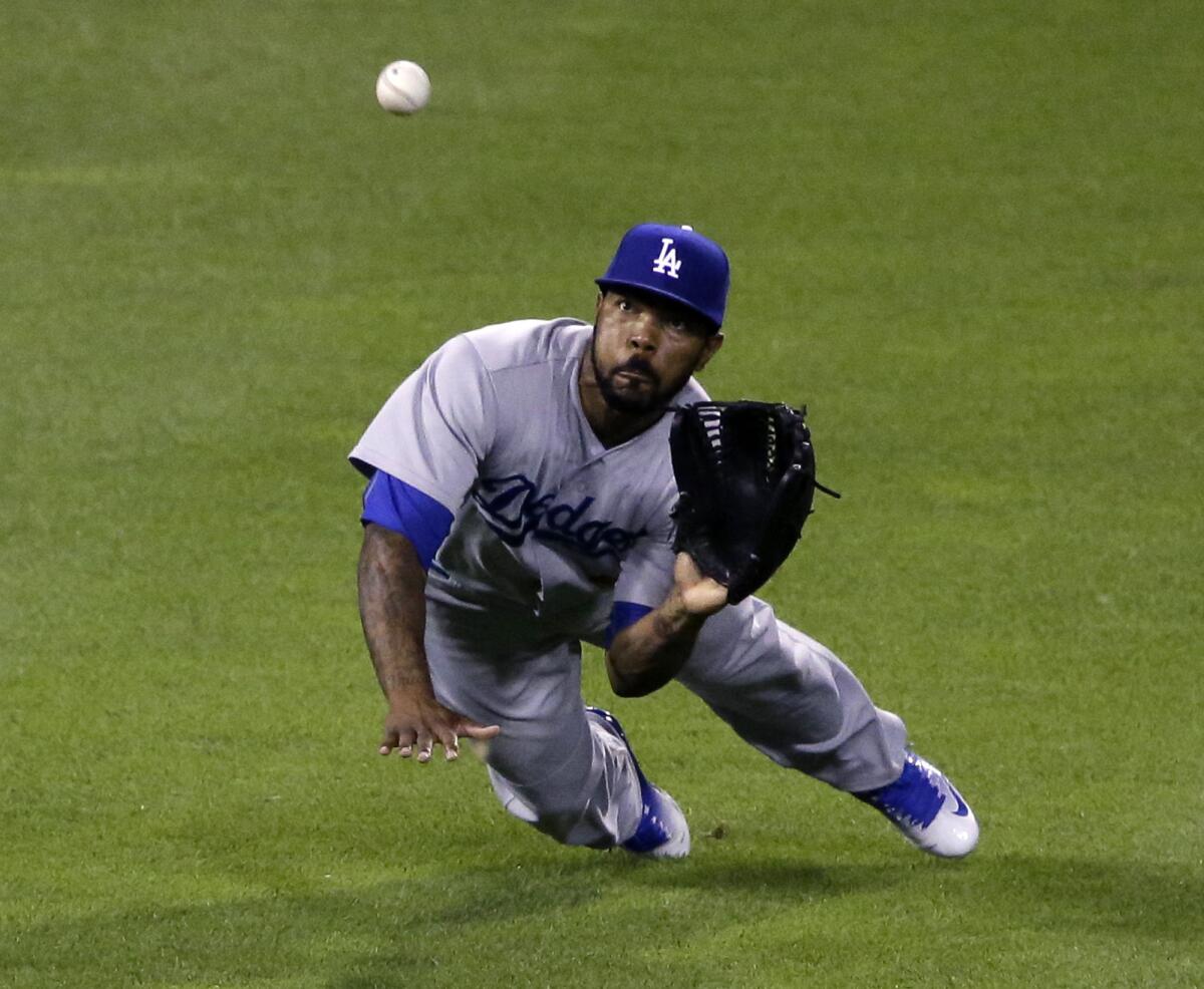 Howie Kendrick has started 31 games in left field this season.