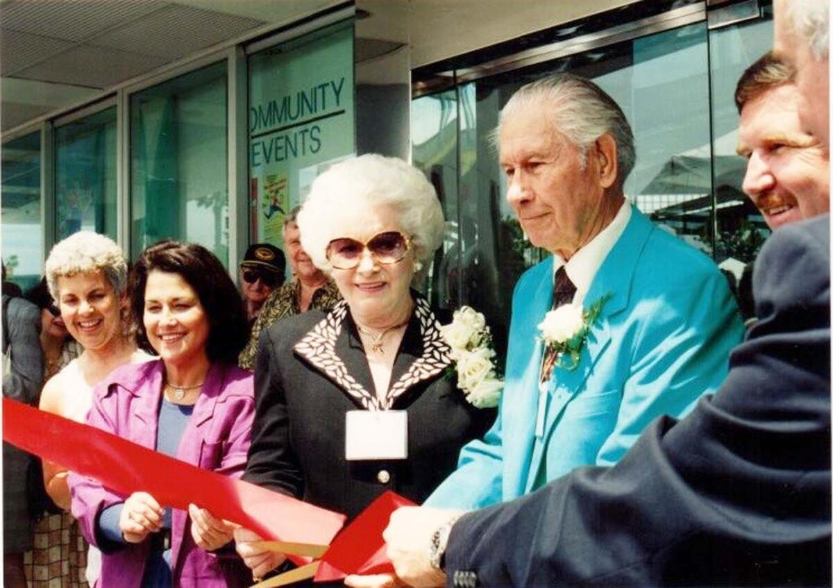 The grand opening of the PB/Taylor Branch Library held on May 3, 1997.