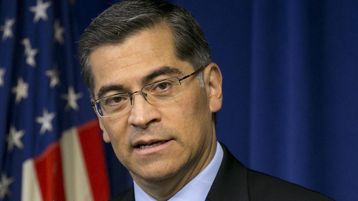 California Atty. Gen. Xavier Becerra says more than 50,000 loan-relief claims from former Corinthian Colleges students are still awaiting processing by the U.S. Education Department.