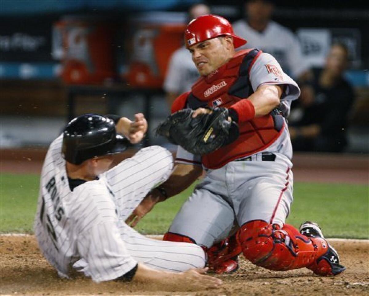 Adam Dunn home plate collisions