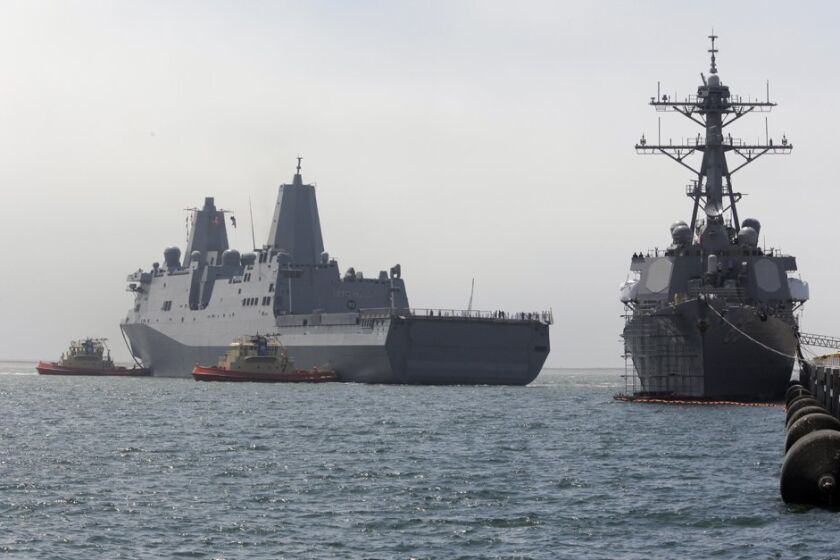 The ninth San Antonio-class amphibious transport dock ship, Somerset is named in honor of the crew and passengers of United Airlines Flight 93 that crashed near Shanksville, Pa., in Somerset County during the 9/11 terrorist attacks.