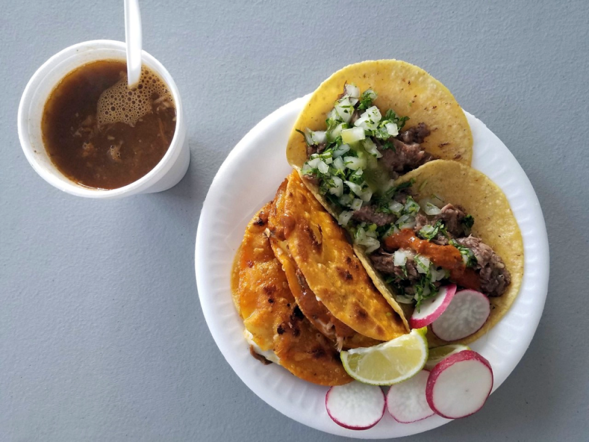Indulging in Tuetano Taqueria's beef birria tacos "is the very best way to give into any feelings of love, lust, obsession and adoration."