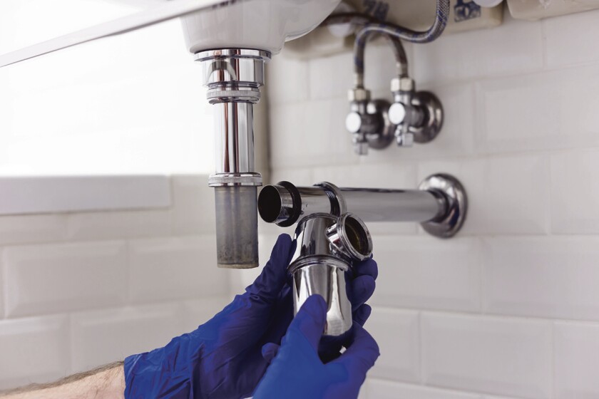 Plumber repairs