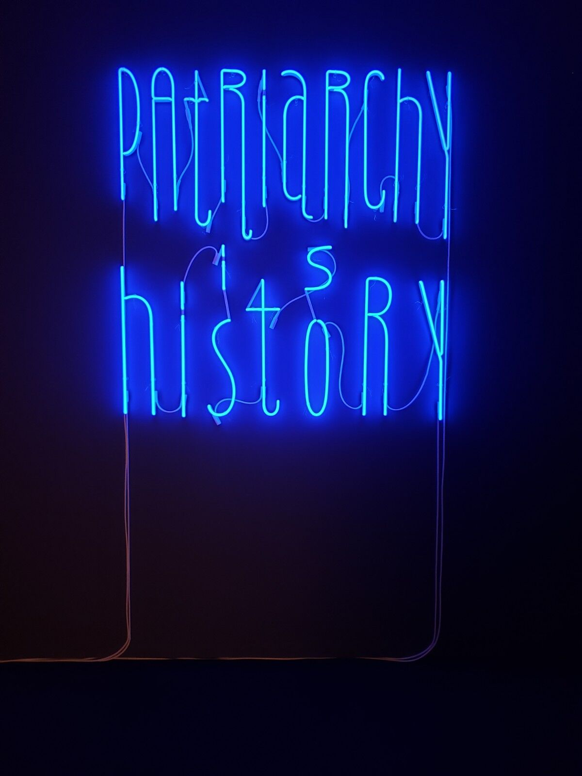 Yael Bartana, "Patriarchy Is History," neon