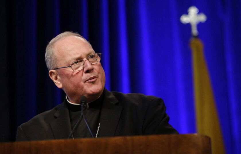 Cardinal Timothy Dolan of New York told "Meet the Press" that the Roman Catholic Church has been "outmarketed" on the issue of gay marriage.
