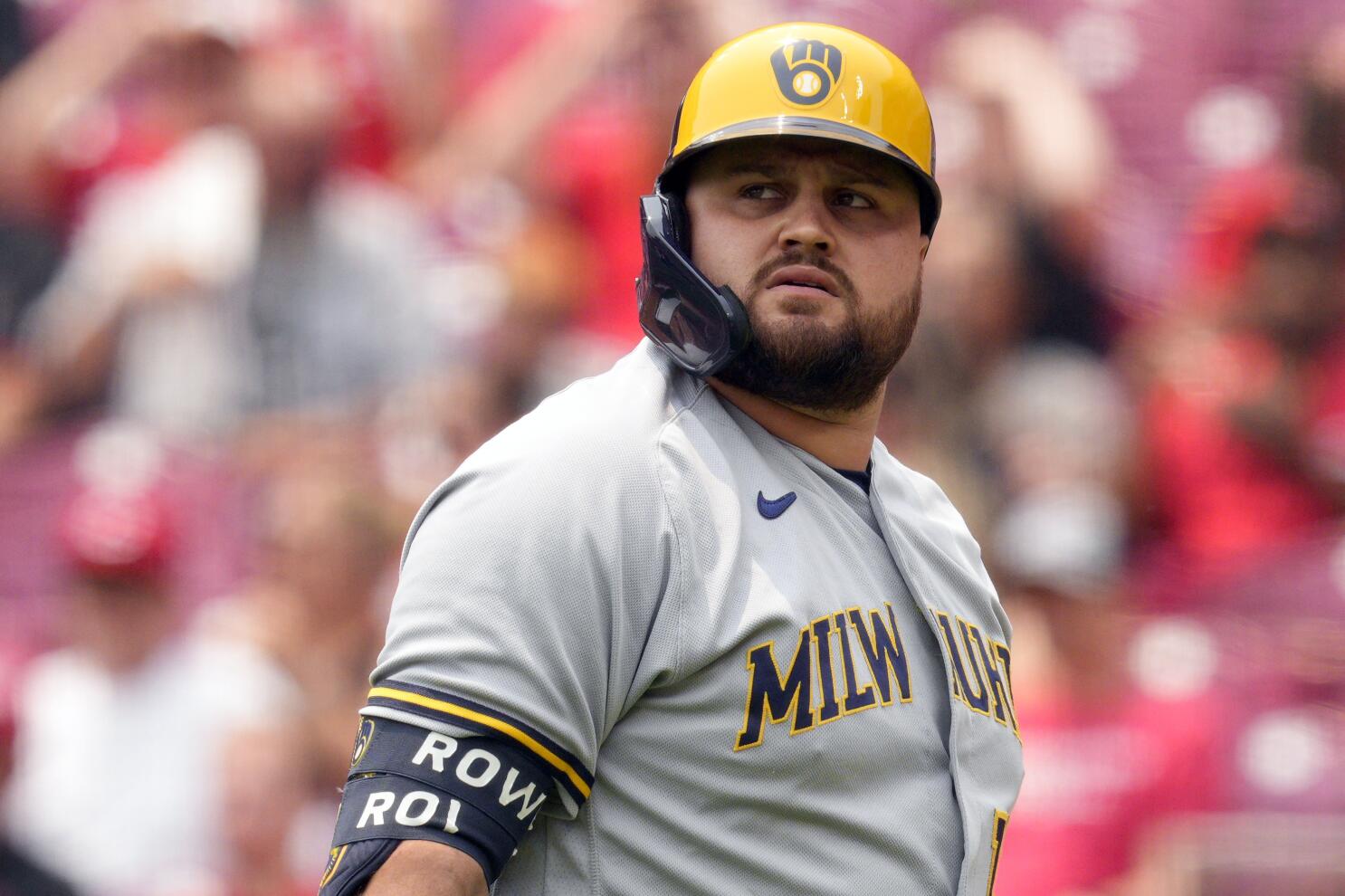 He can't explain it, but Brewers first baseman Rowdy Tellez has Red Sox'  number - The Boston Globe