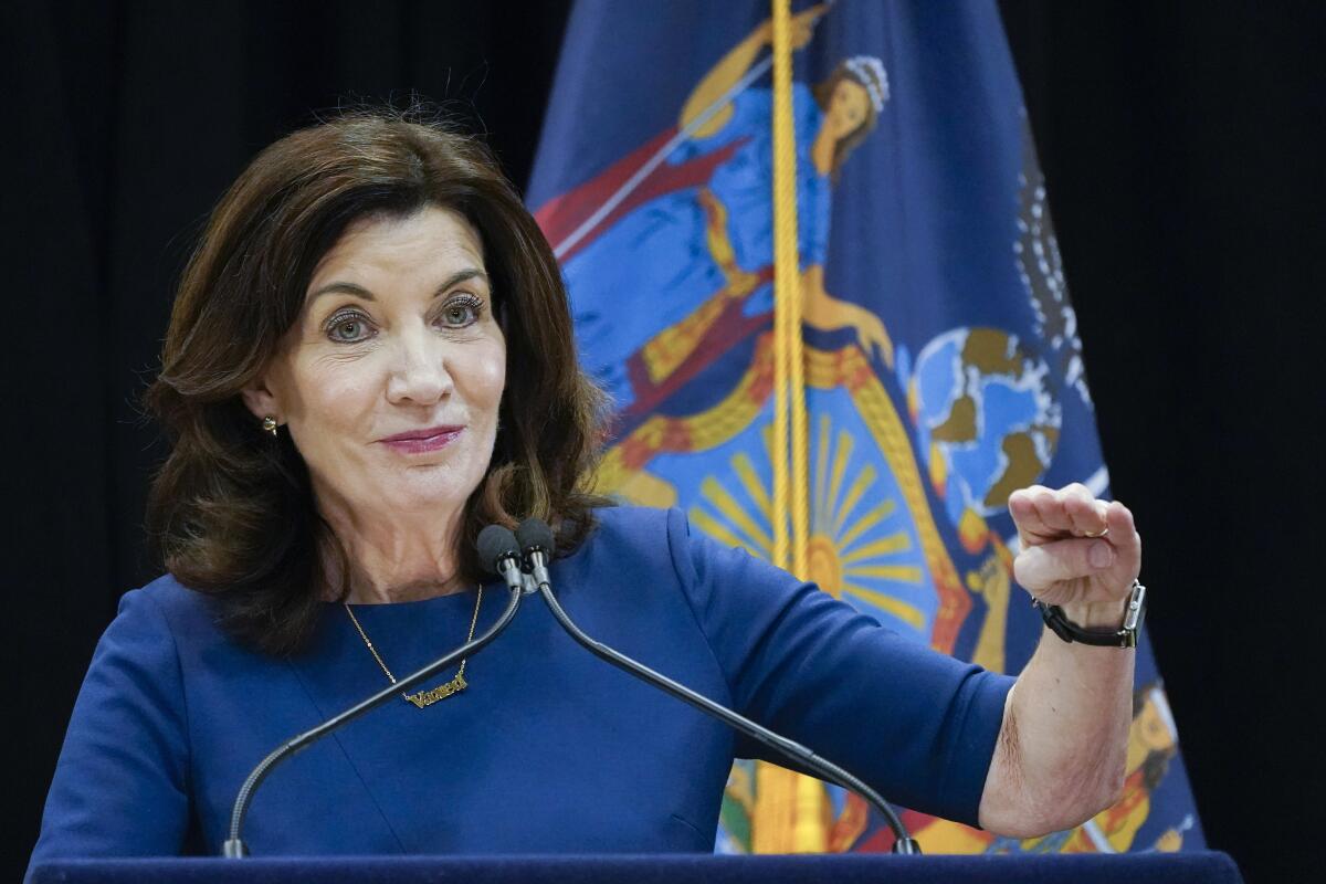 New York Gov. Kathy Hochul