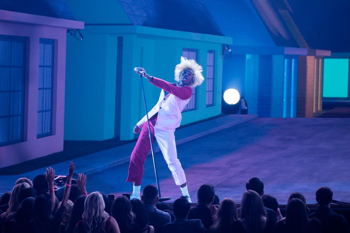Tyler, the Creator performs at the 62nd Grammy Awards