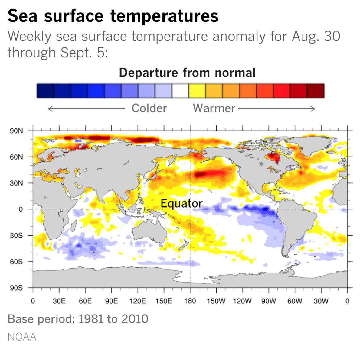 La Niña conditions have been building throughout the summer.