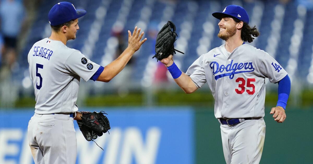 Will Smith and Chris Taylor power Dodgers past Phillies - Los Angeles Times