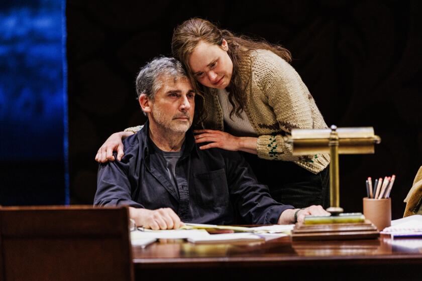Steve Carell and Alison Pill in Lincoln Center Theatre's production of "Uncle Vanya."
