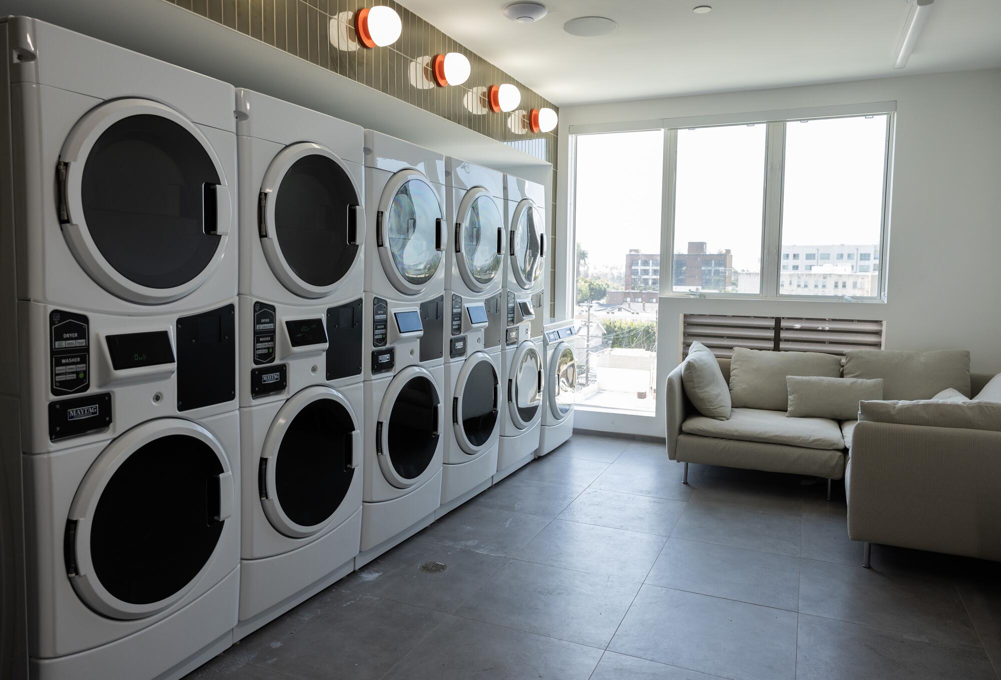 The laundry room at the Eaves 