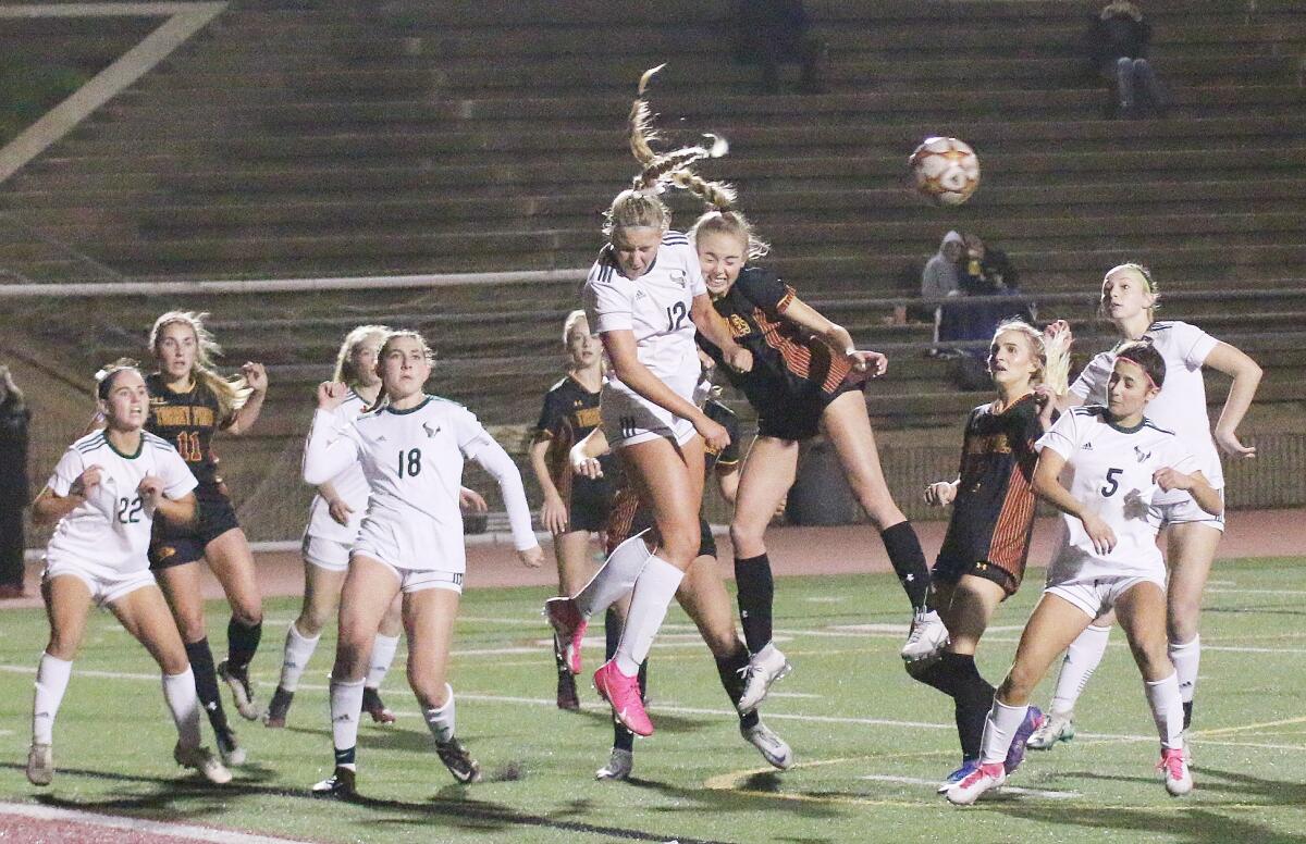 La Costa Canyon and Torrey Pines had a typically hard-fought match-up in Tuesday's CIF Quarterfinal.