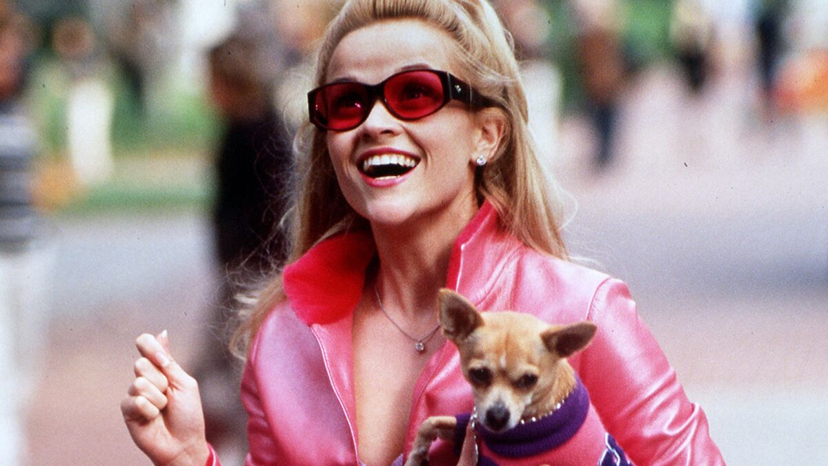 Reese Witherspoon as Elle Woods in the 2001 comedy "Legally Blonde."