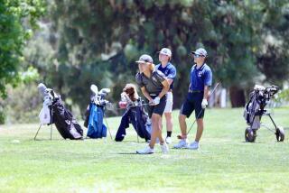 Joseph Wong follows the flight of the ball after his tee shot on No. 17. 