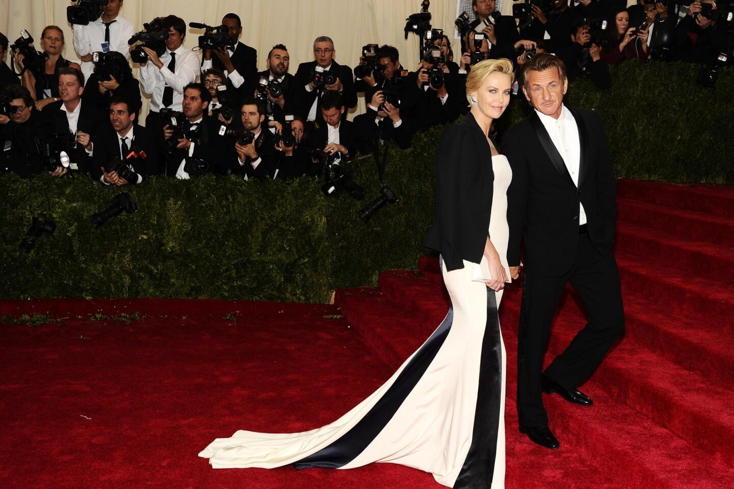 2014 Met Ball couples | Charlize Theron and Sean Penn
