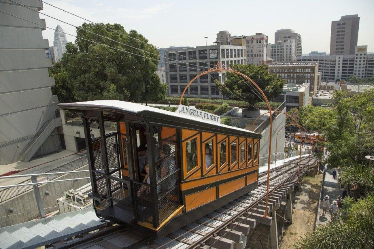 Angels Flight reopened on Thursday.