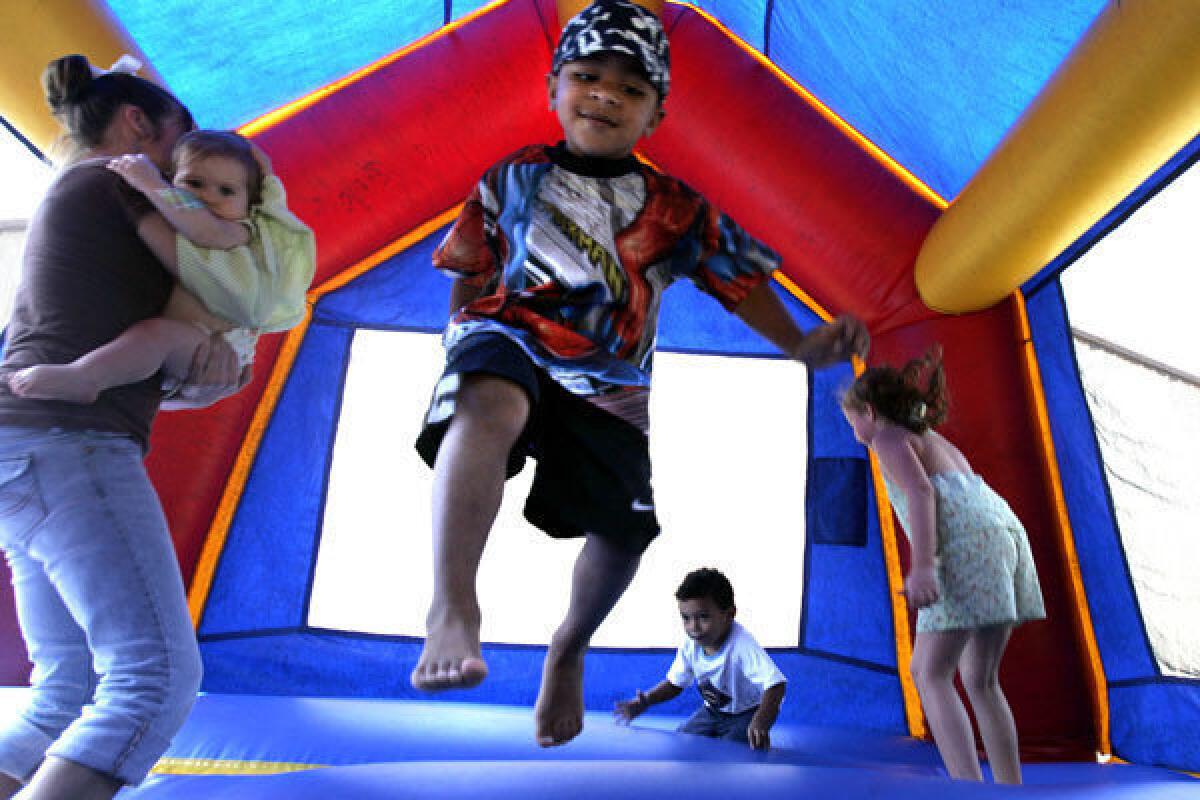 A nationwide study found inflatable bounce houses can be dangerous and the number of kids injured in related accidents has soared in recent years.