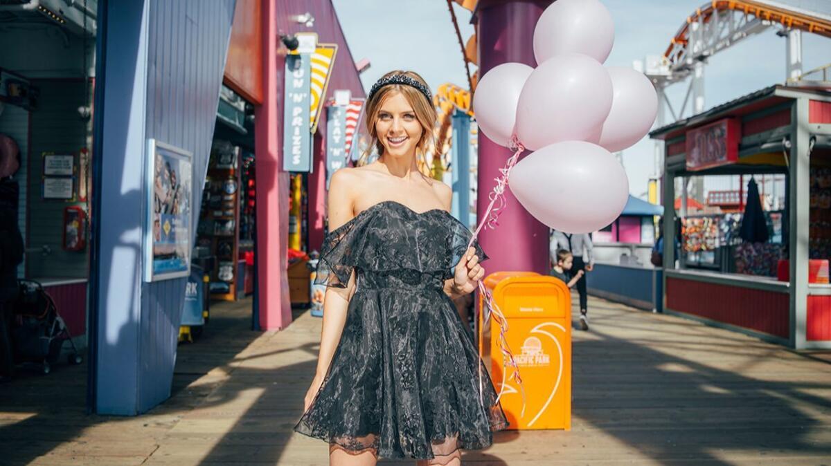 Fast-fashion Australian brand Showpo makes on-trend pieces across every fashion category. The brand got a boost in the U.S. after its capsule collection for Coachella took off. Here is a black off-the-shoulder short-skirted "Evening Star" dress, $61.95 at showpo.com. (Showpo)