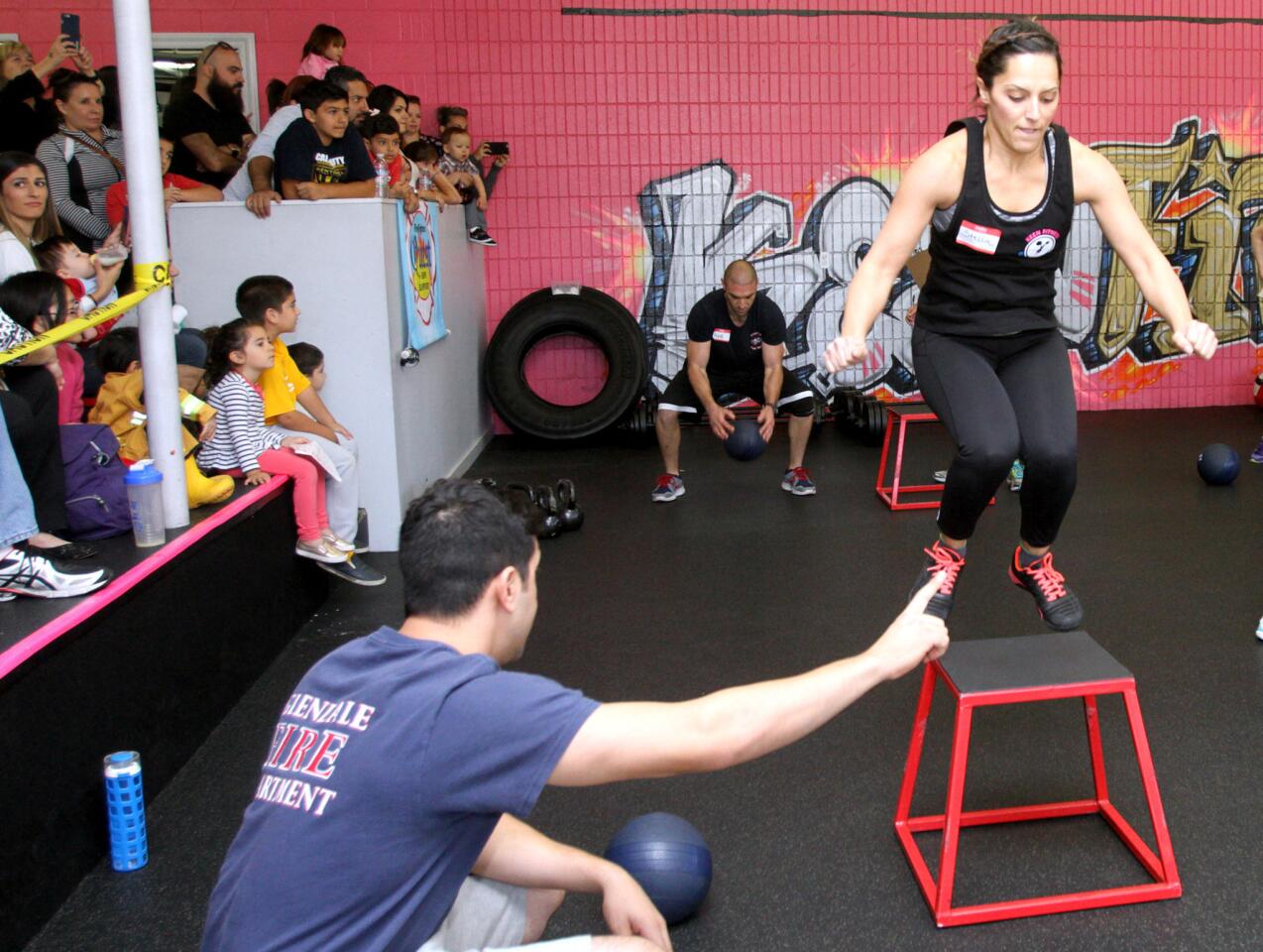 Photo Gallery: Glendale Fire Dept. and Keen Fitness team up for fundraising event in Montrose