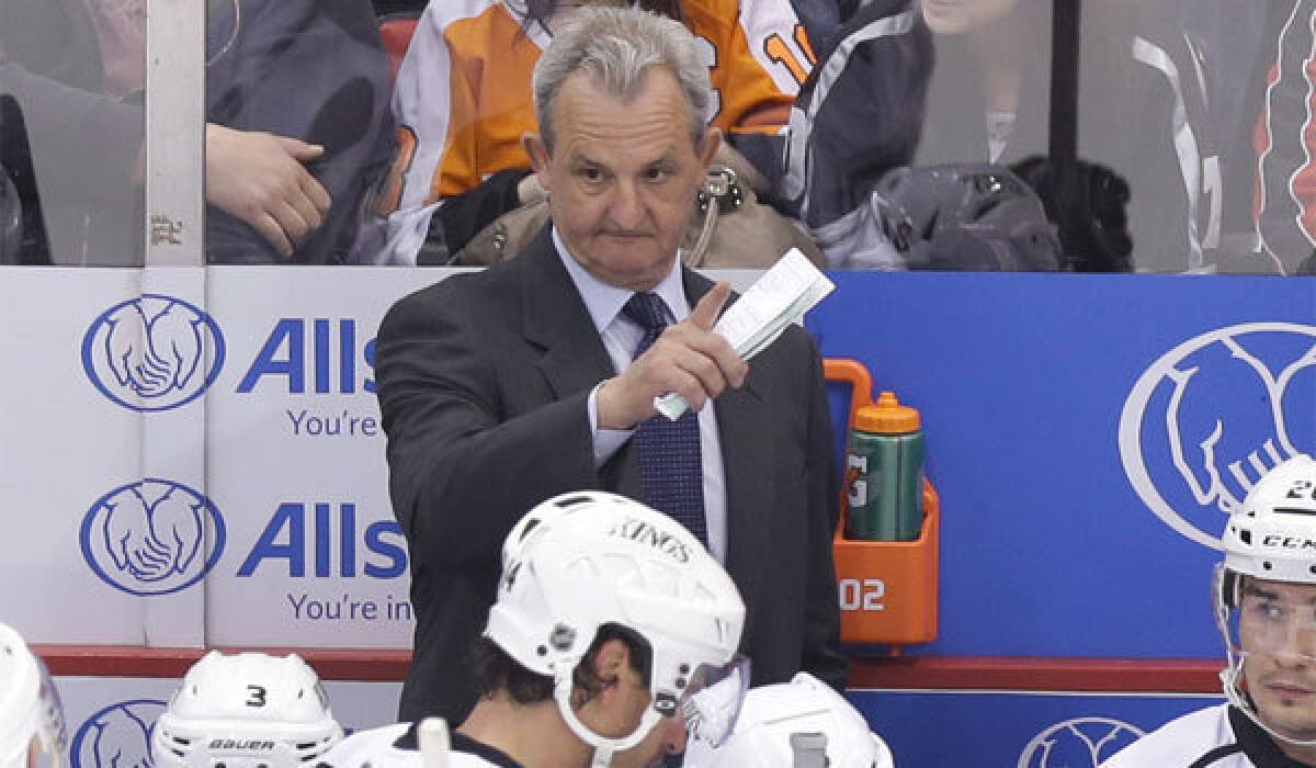 Kings Coach Darryl Sutter is known to like keeping everyone, including his players, off balance.