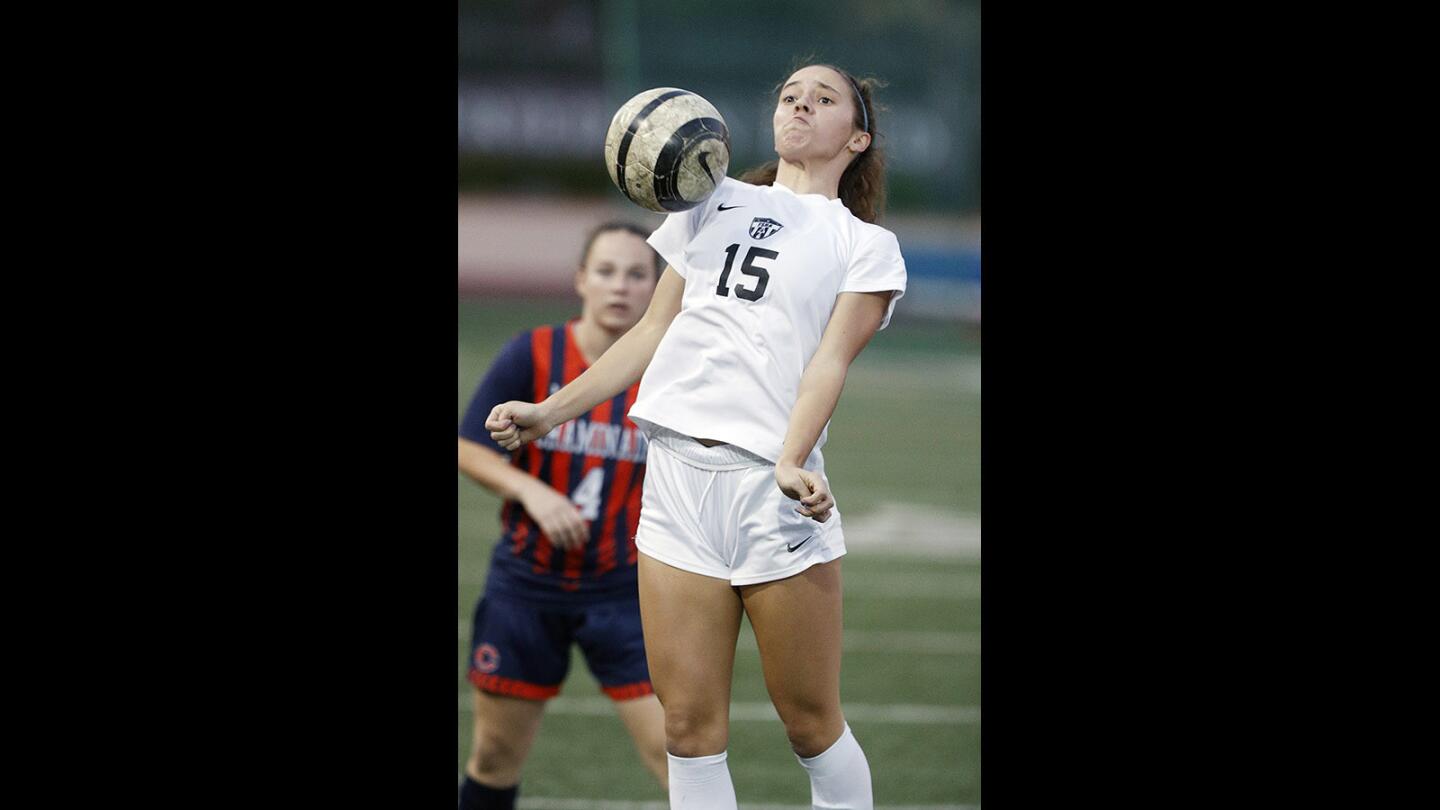 Photo Gallery: FSHA secures first place in Mission League girls' soccer with win over Chaminade