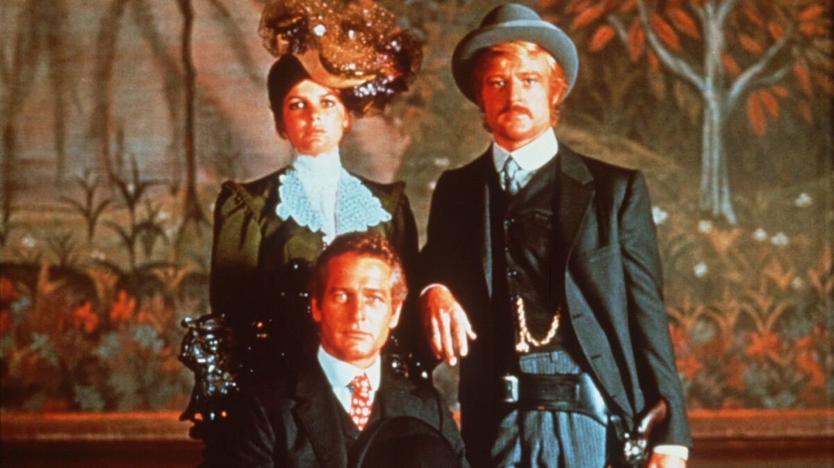 Katherine Ross, Robert Redford and Paul Newman in "Butch Cassidy and the Sundance Kid."
