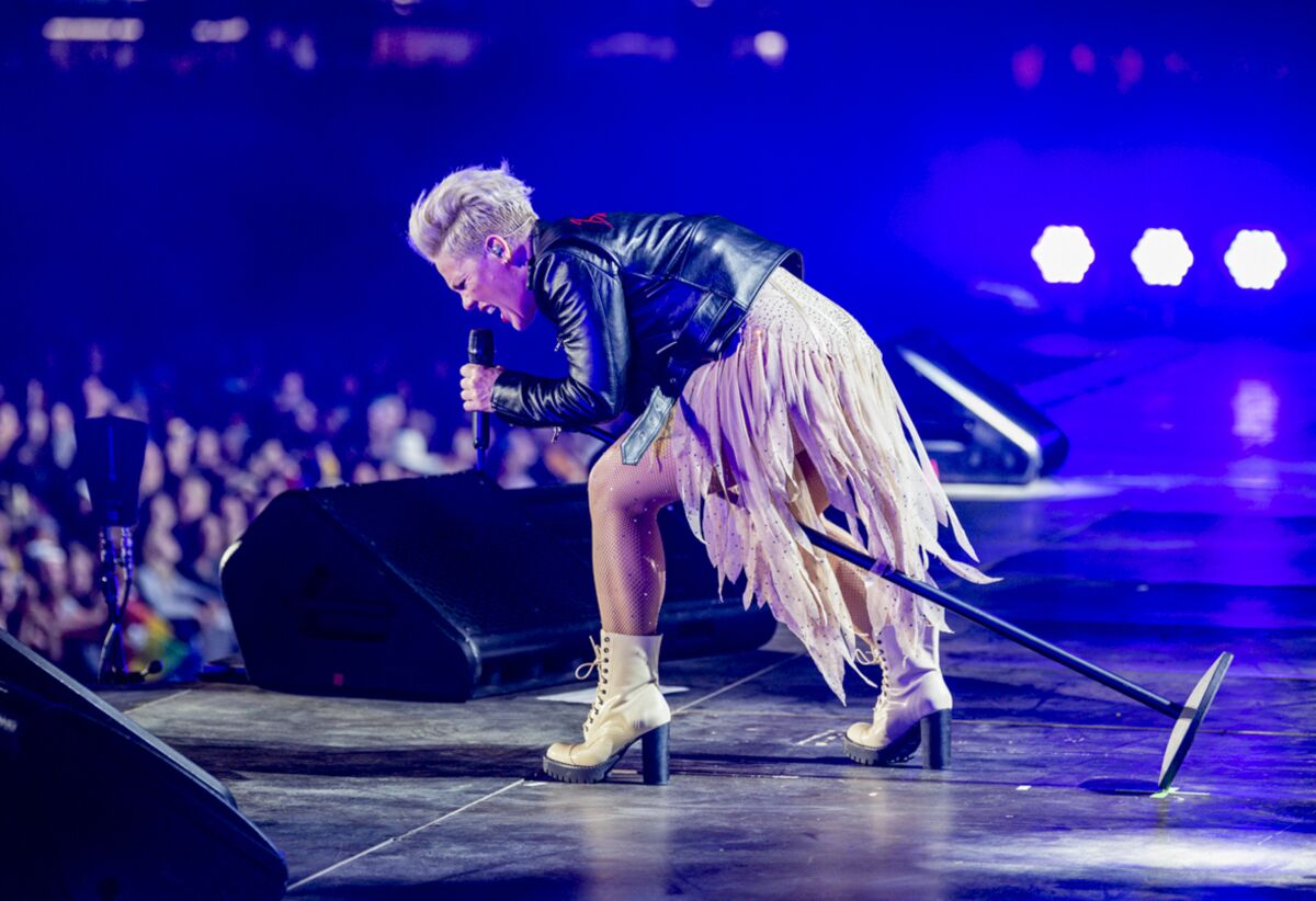 After 2 decades in music and 2 kids, Pink still a rockstar The San