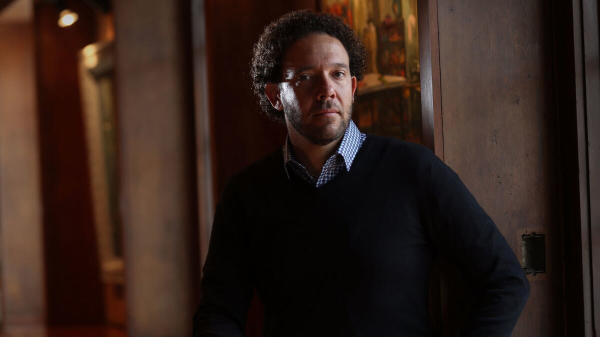 David Kurs, Deaf West Theatre's artistic director, photographed at Pasadena Playhouse, where he will be collaborating on a production for the new season.