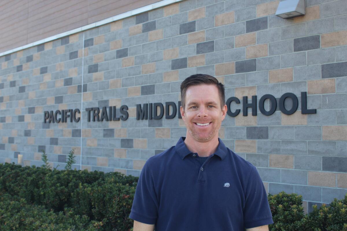 Scott Wild is the new principal at Pacific Trails Middle School.