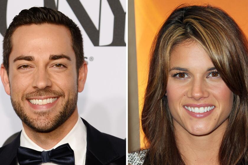 Zachary Levi and Missy Peregrym have wed.