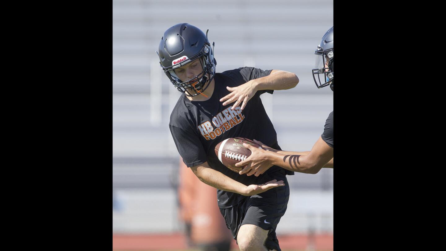 Photo Gallery: Huntington Beach High School football practice