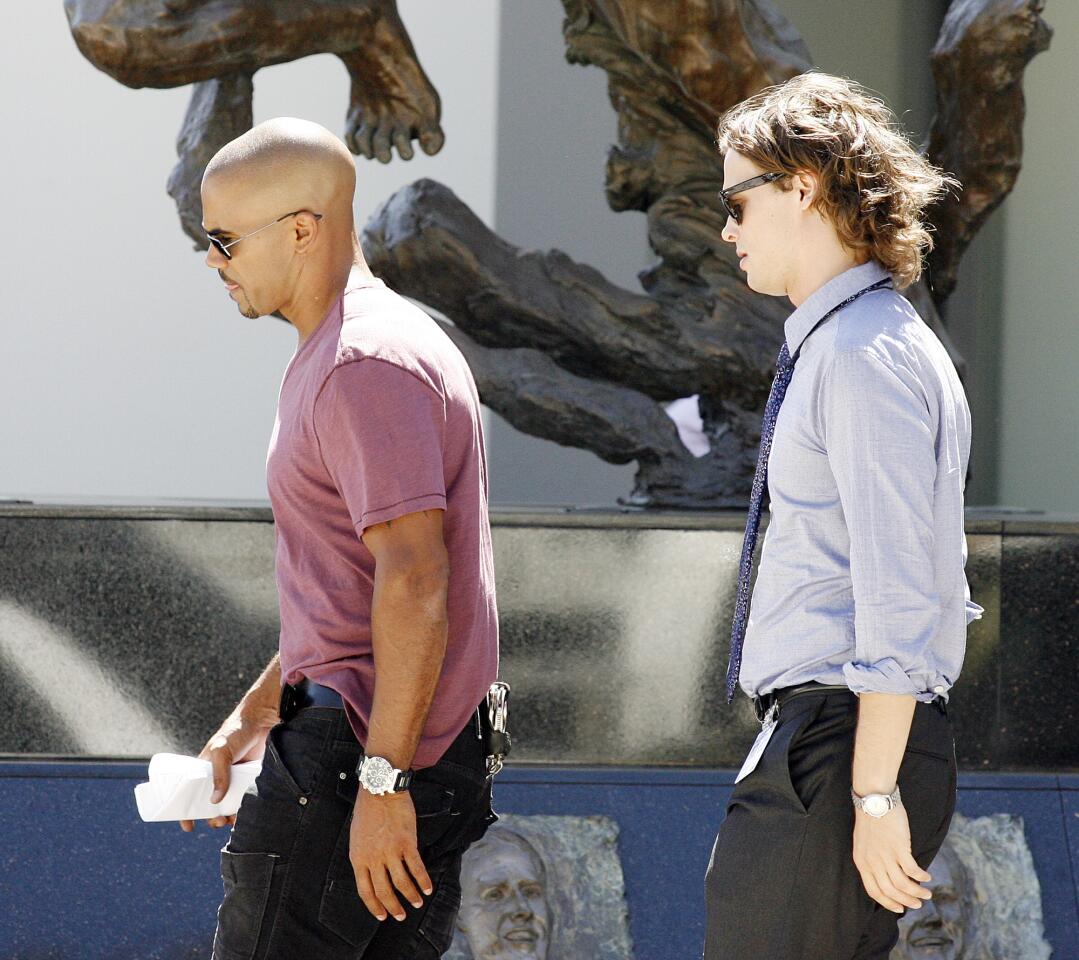 Photo Gallery: Criminal Minds on-location in Glendale